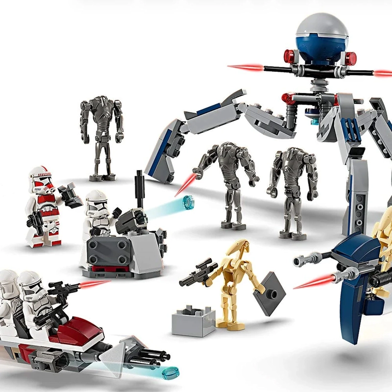 BLOQUES DE CONSTRUCCIÓN LEGO 75372 PACK DE COMBATE: CLON TROOPER Y DROIDES DE BATALLA - 2