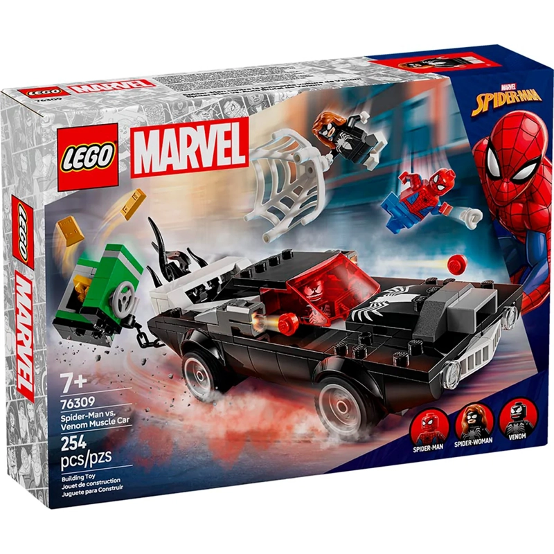 BLOQUE CONSTRUCCIÓN LEGO 76309 SPIDERMAN VS COCH - 1