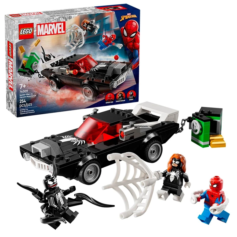 BLOQUE CONSTRUCCIÓN LEGO 76309 SPIDERMAN VS COCH - 2
