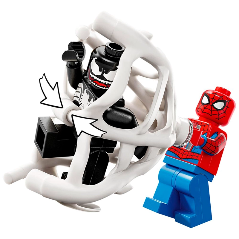 BLOQUE CONSTRUCCIÓN LEGO 76309 SPIDERMAN VS COCH - 4