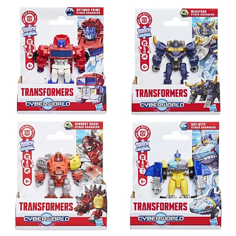 FIGURA DE ACCIÓN TRANSFORMERS CYBERWORLD CYBER CHANGERS - 4