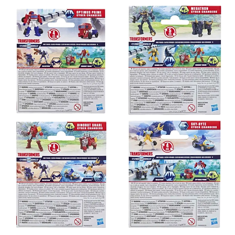 FIGURA DE ACCIÓN TRANSFORMERS CYBERWORLD CYBER CHANGERS - 5