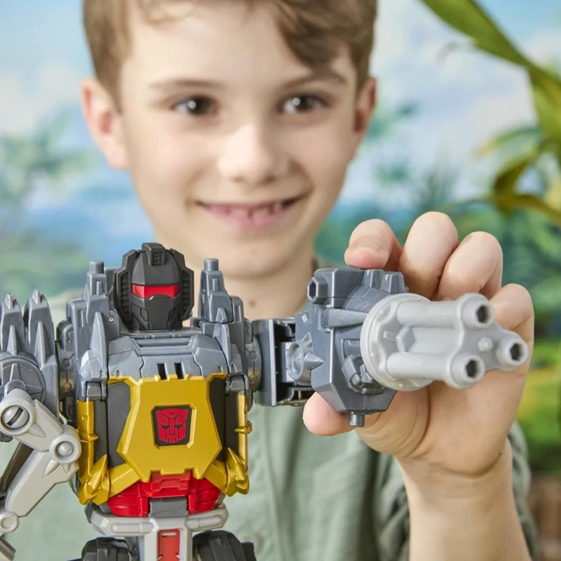 FIGURA DE ACCIÓN TRANSFORMERS CYBERWORLD GRIMLOCK MANDÍBULAS DE BATALLA - 15