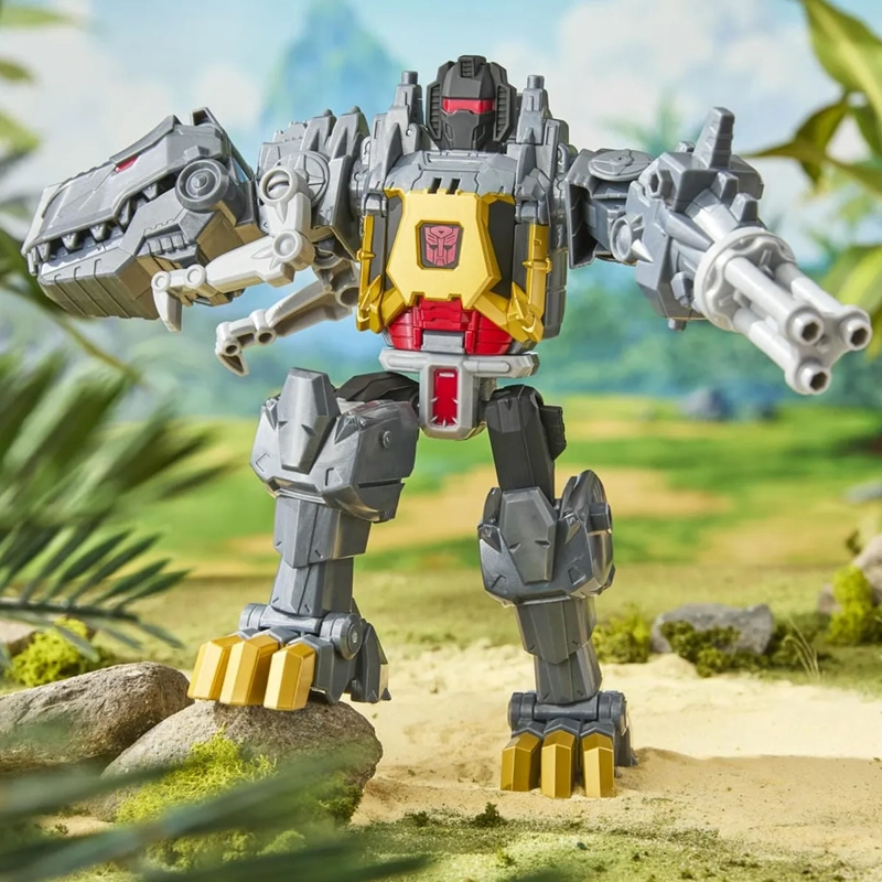FIGURA DE ACCIÓN TRANSFORMERS CYBERWORLD GRIMLOCK MANDÍBULAS DE BATALLA - 6