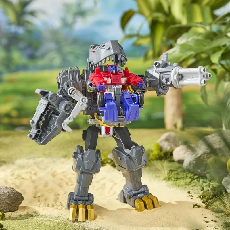 FIGURA DE ACCIÓN TRANSFORMERS CYBERWORLD GRIMLOCK MANDÍBULAS DE BATALLA - 10