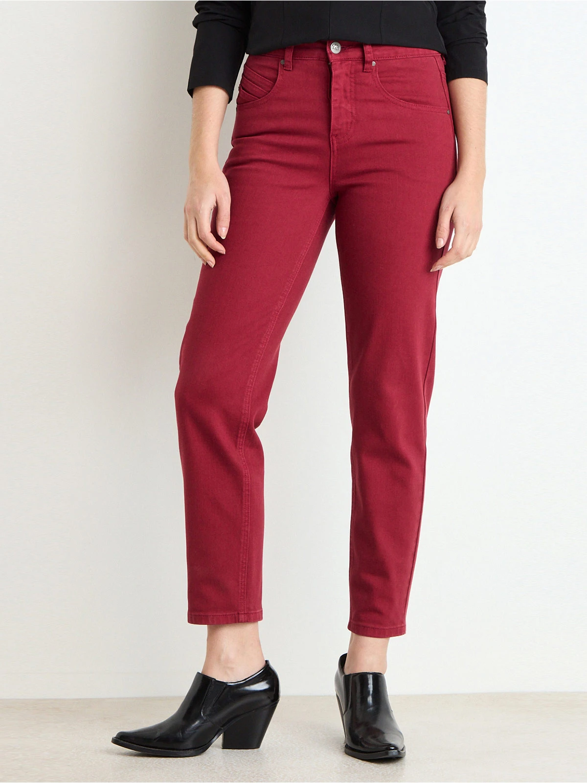 JEANS MUJER ASH SKINNY ALGODÓN CORTES - 1