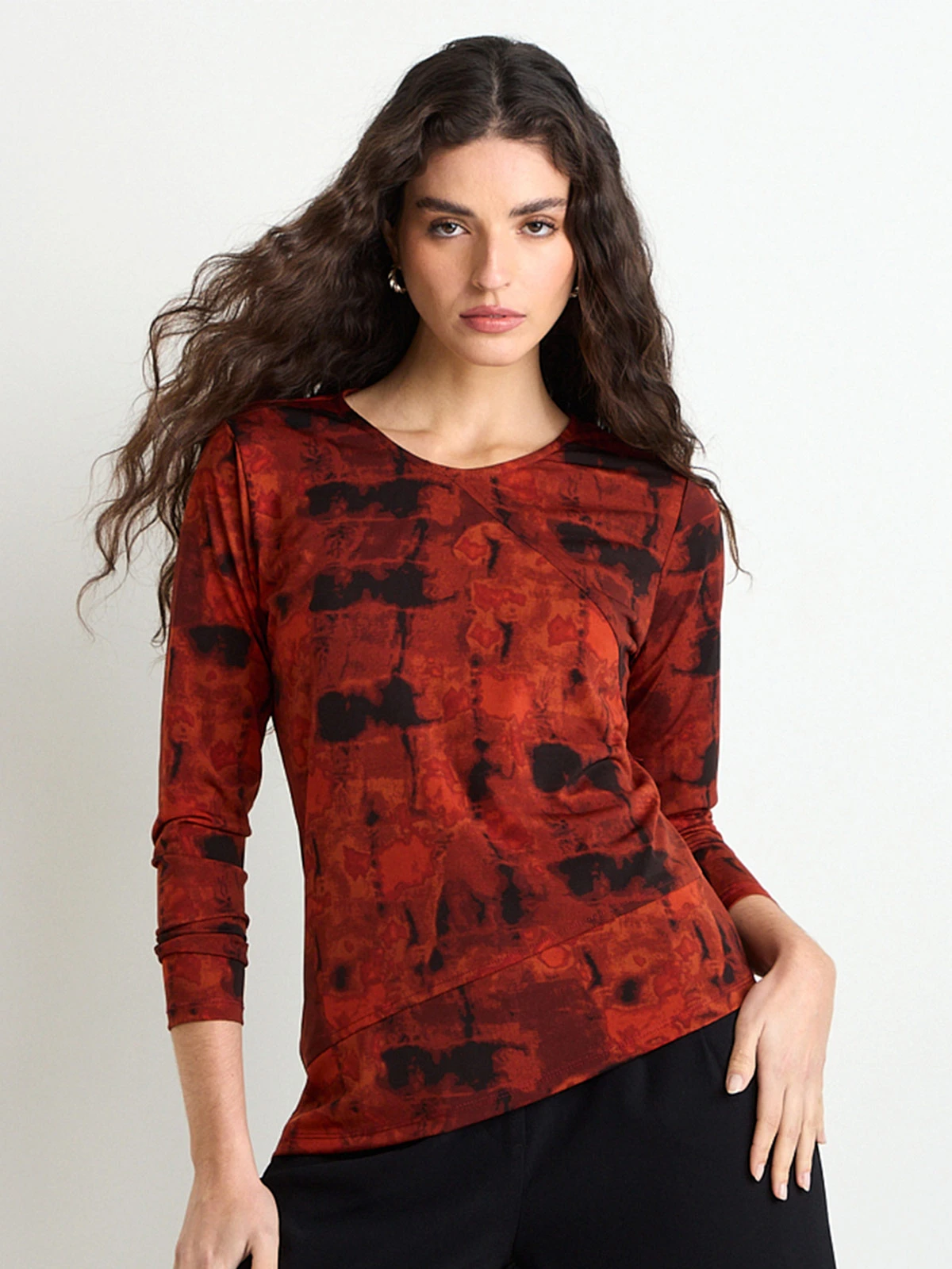 POLERA MUJER ASH MANGA LARGA - 3
