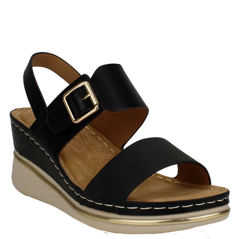 SANDALIAS MUJER VERAZZI NEGRO 3J9147 - 2