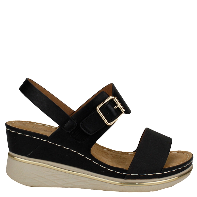 SANDALIAS MUJER VERAZZI NEGRO 3J9147 - 1