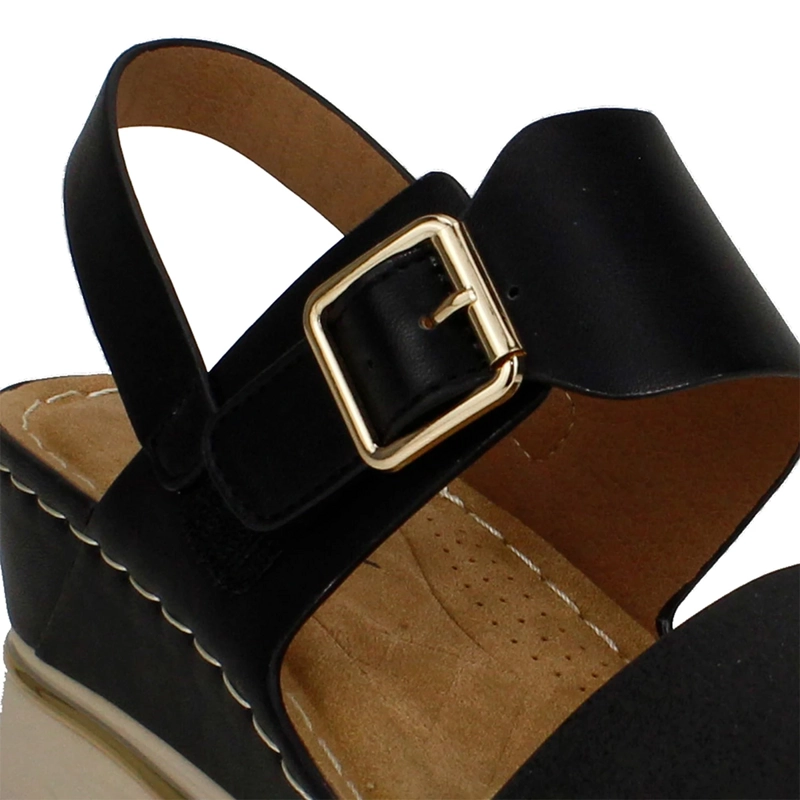 SANDALIAS MUJER VERAZZI NEGRO 3J9147 - 4