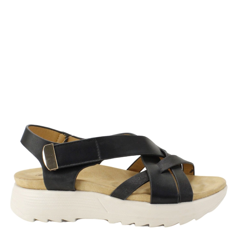 SANDALIAS MUJER VERAZZI NEGRO 3J9148-L4 - 1