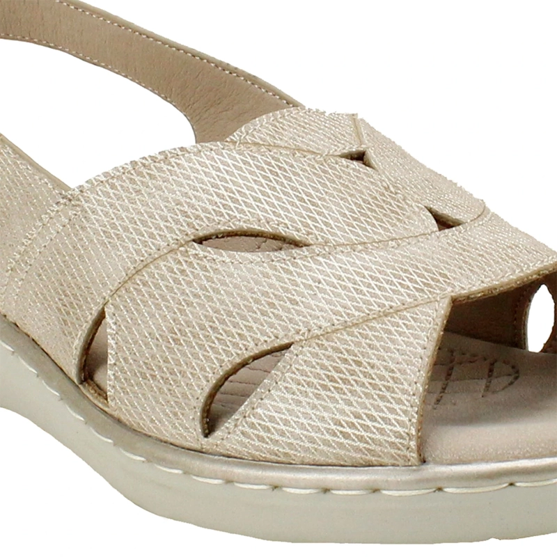 SANDALIAS MUJER VERAZZI DORADO H3J9432 - 4