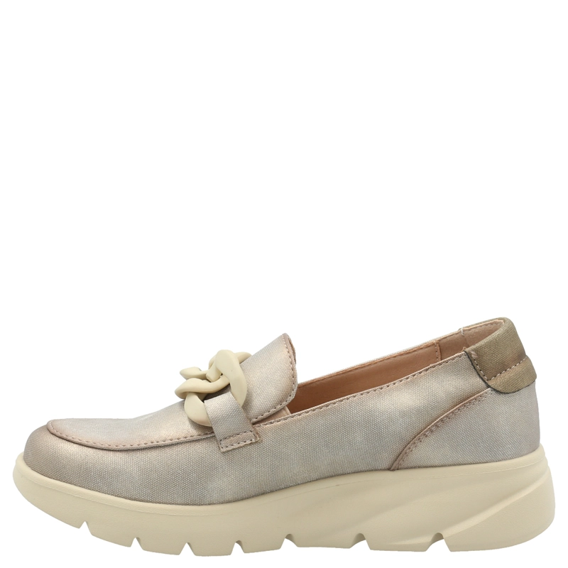 MOCASINES MUJER AZALEIA DORADO ANDREAS - 4