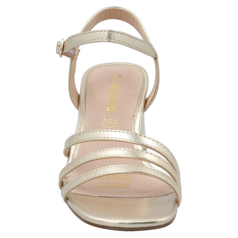 SANDALIAS MUJER AZALEIA DORADO LIRON - 4
