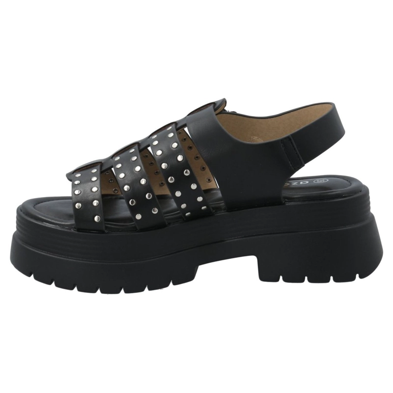 SANDALIAS MUJER AZALEIA NEGRO MIKA - 4
