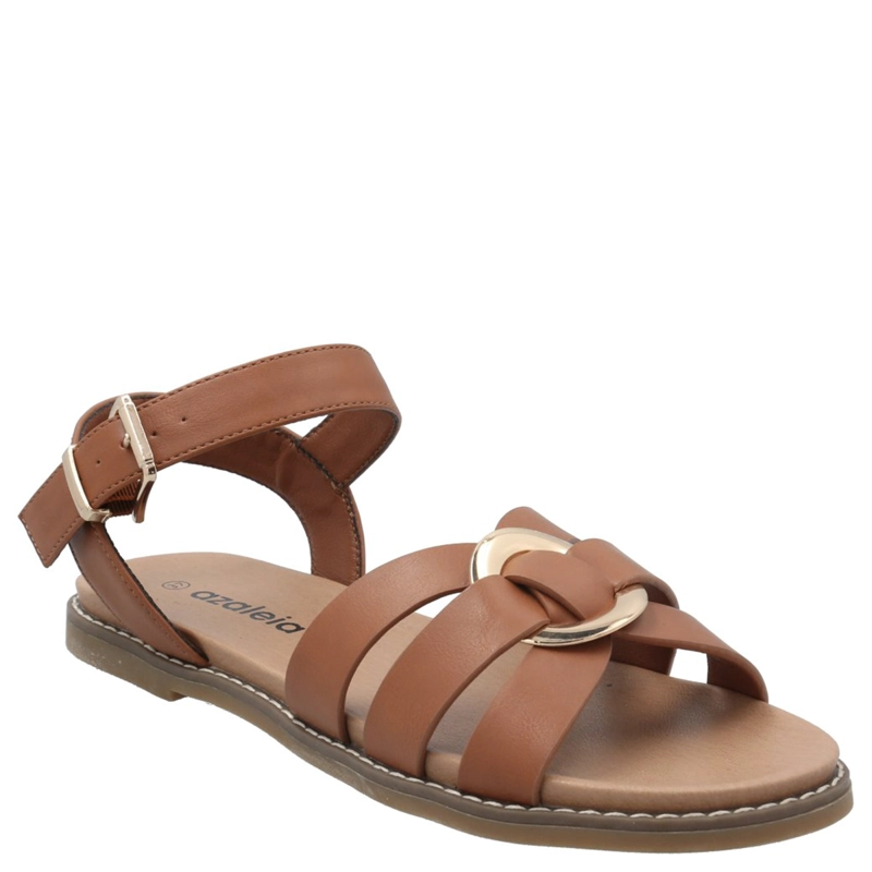 SANDALIAS MUJER AZALEIA COGNAC YONA - 2