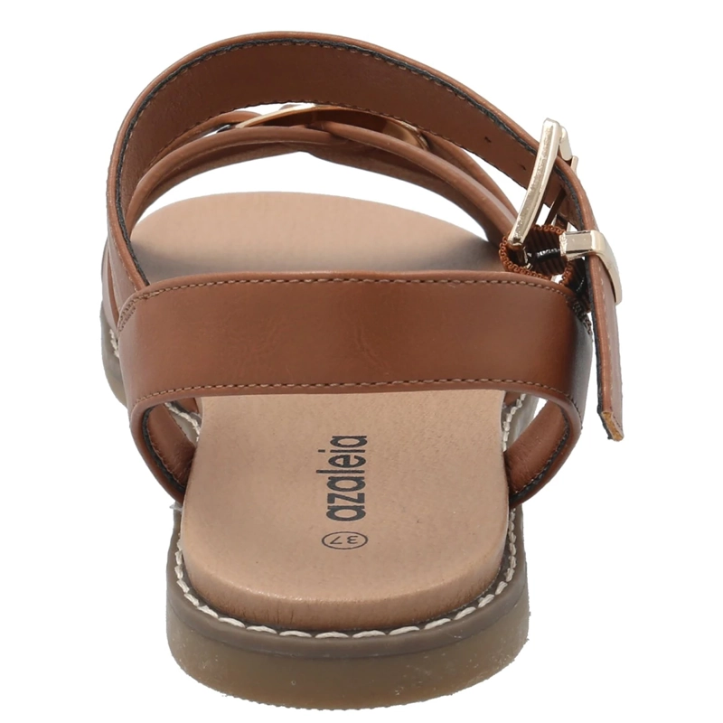SANDALIAS MUJER AZALEIA COGNAC YONA - 5