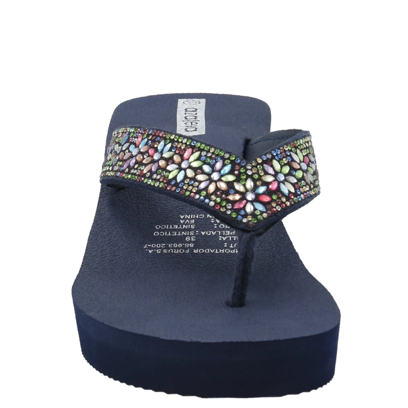SANDALIAS MUJER AZALEIA AZUL SABINA - 3