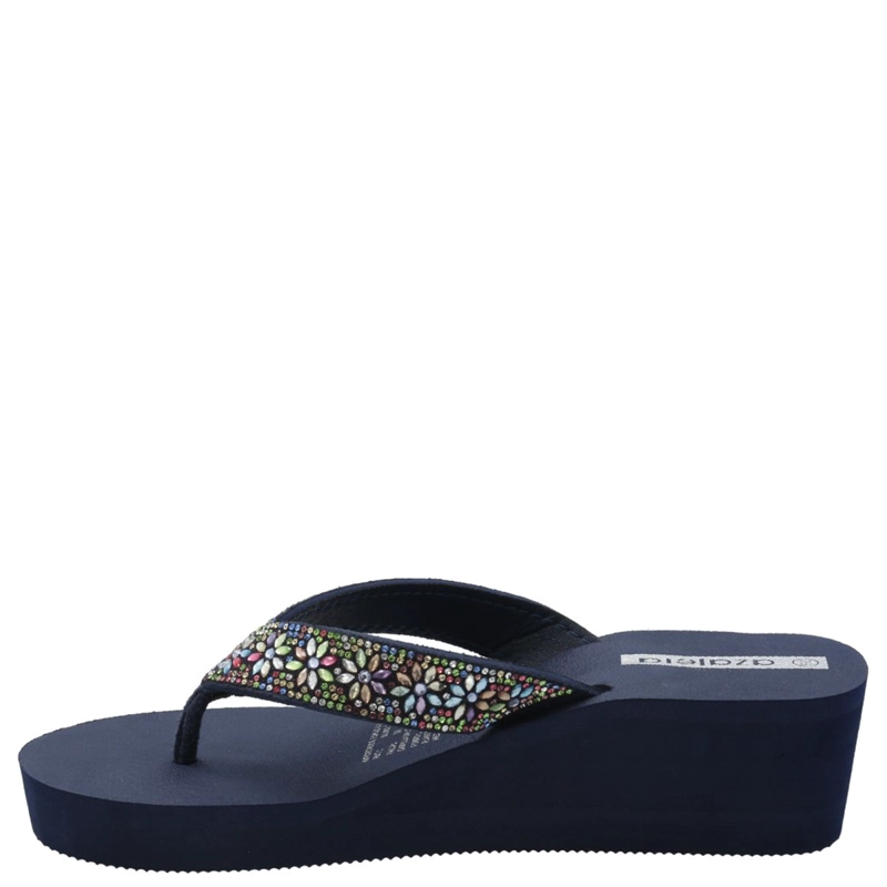 SANDALIAS MUJER AZALEIA AZUL SABINA - 4