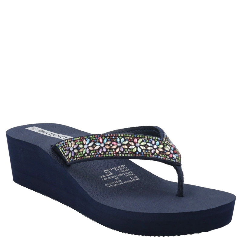 SANDALIAS MUJER AZALEIA AZUL SABINA - 2