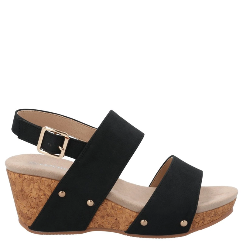 SANDALIAS MUJER AZALEIA NEGRO MARTITA  - 1