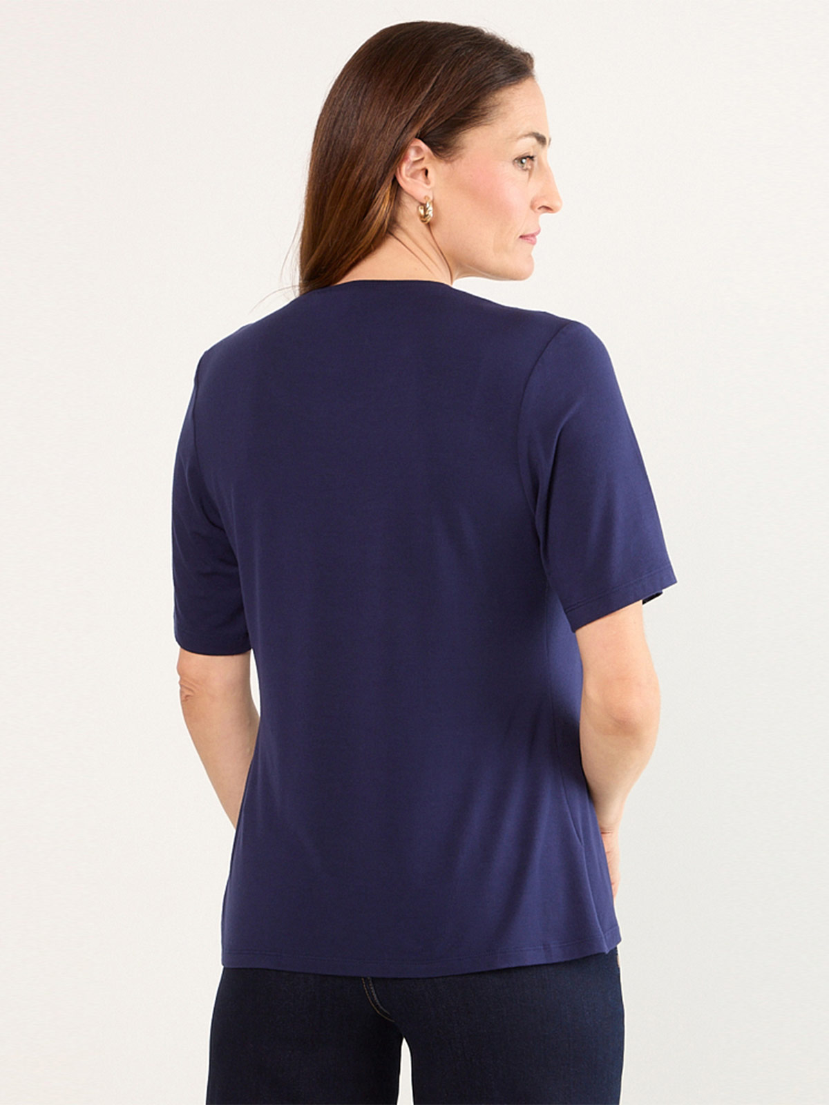 POLERA MUJER MA GRIFFE CUELLO REDONDO MANGA CORTA - 2