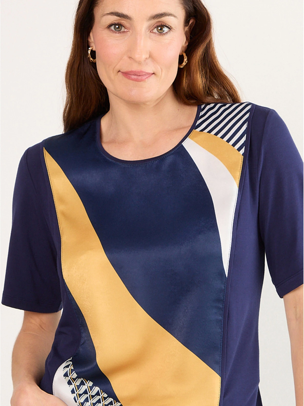 POLERA MUJER MA GRIFFE CUELLO REDONDO MANGA CORTA - 3