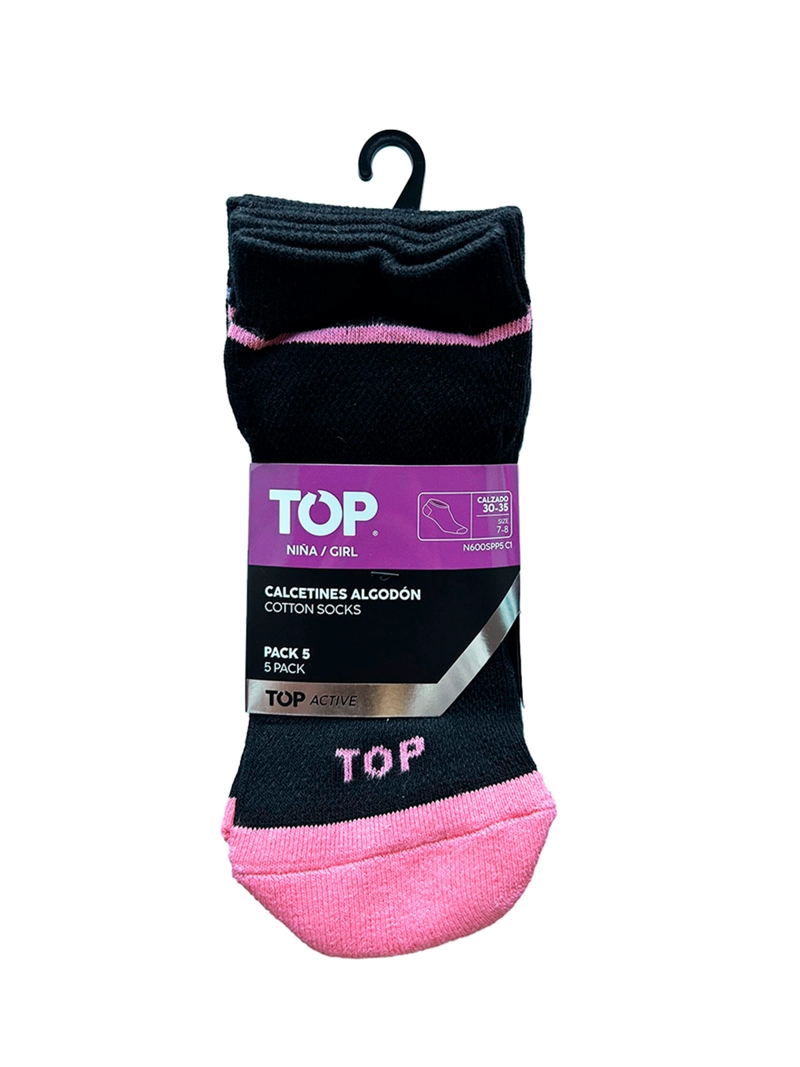 CALCETIN NIÑA TOP PACK X3 ALGODÓN - 7
