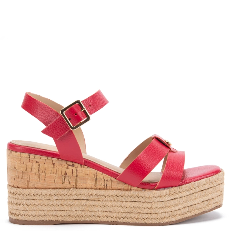 GACEL SANDALIAS MUJER GACEL FUCSIA EDUARDA CUERO