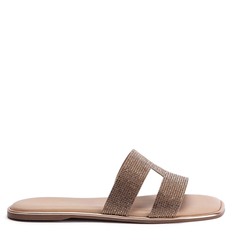 SANDALIAS MUJER GACEL CAFÉ ODETH CUERO - 1