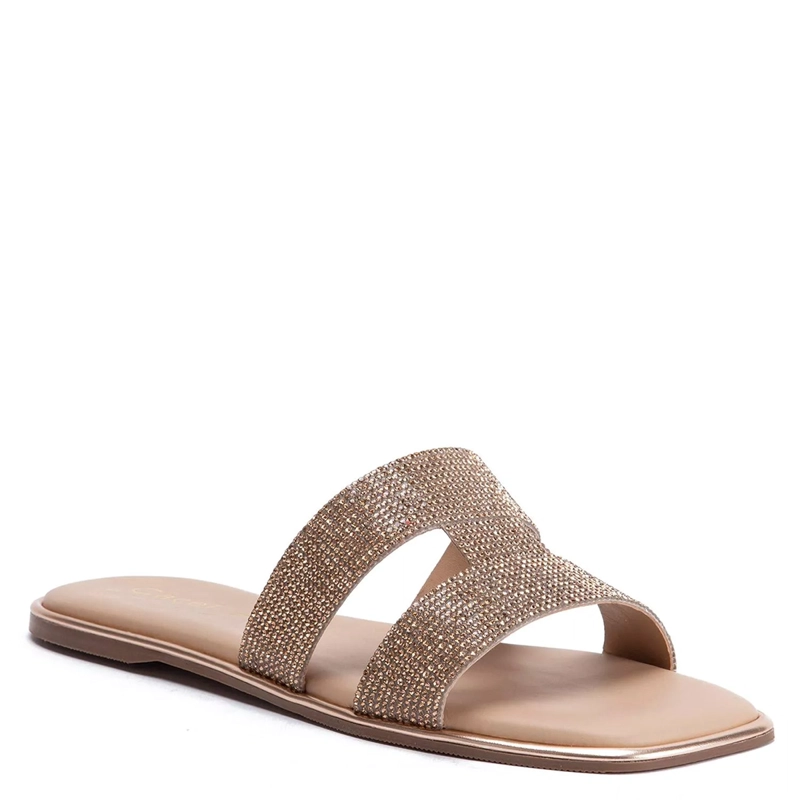 SANDALIAS MUJER GACEL CAFÉ ODETH CUERO - 3