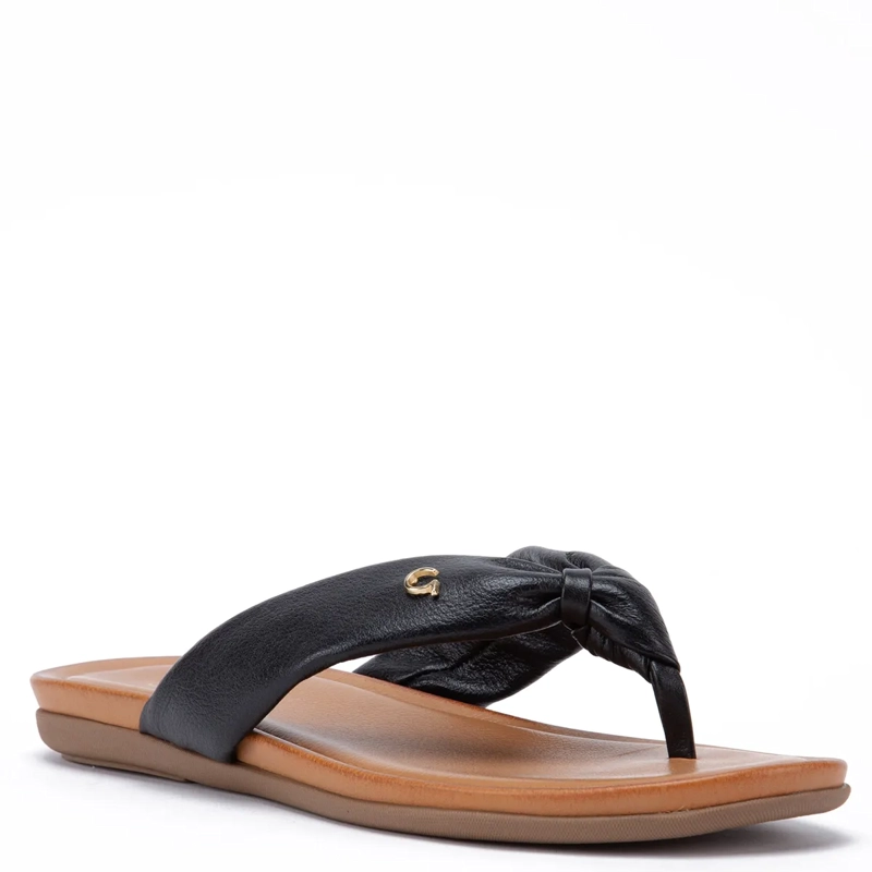 SANDALIAS MUJER GACEL NEGRO MILA CUERO - 2