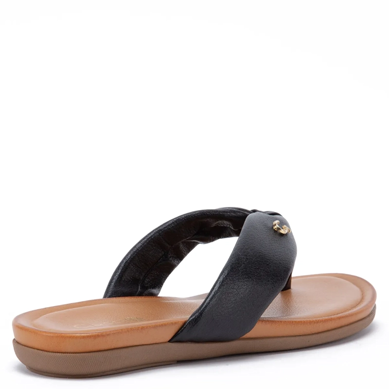 SANDALIAS MUJER GACEL NEGRO MILA CUERO - 4