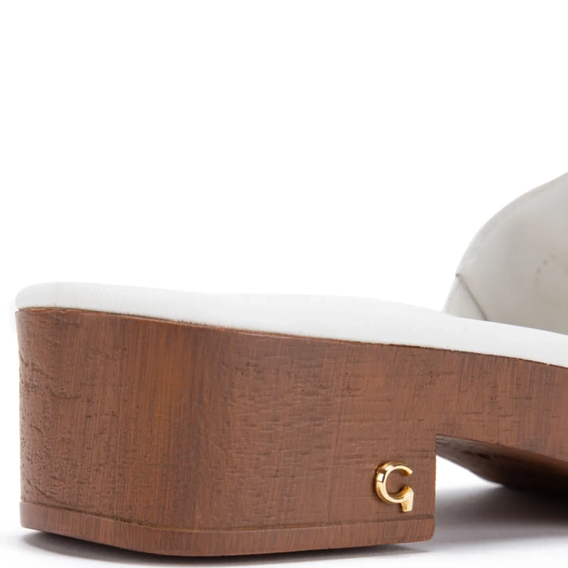 SANDALIAS MUJER GACEL BLANCO RILEY CUERO - 4