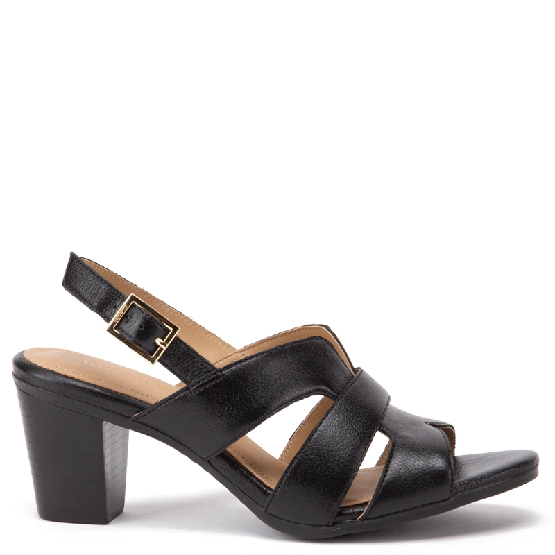 SANDALIAS MUJER GACEL NEGRO ROXXANE CUERO