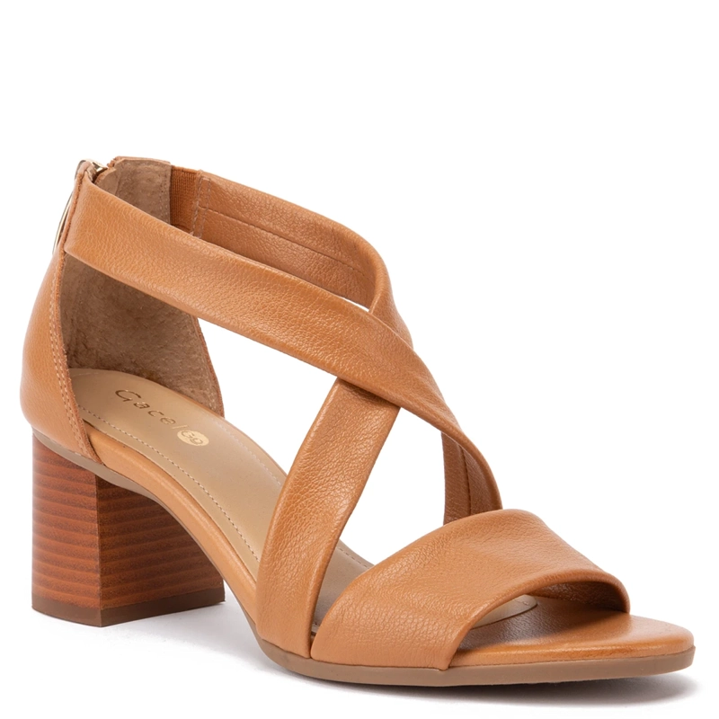 SANDALIAS MUJER GACEL CAFÉ ROXXY CUERO - 3