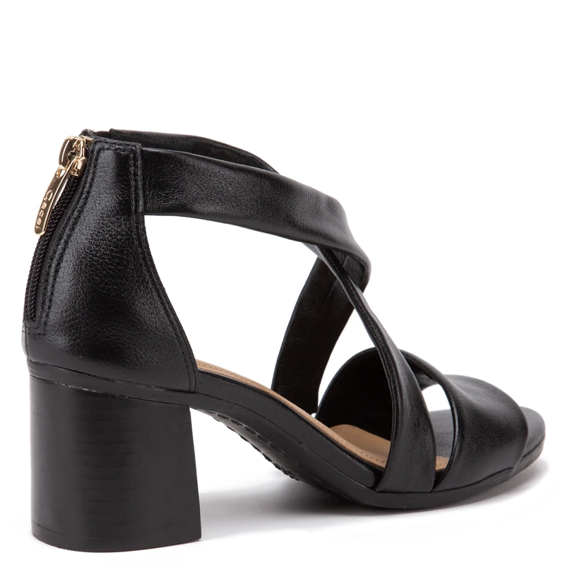 SANDALIAS MUJER GACEL NEGRO ROXXY CUERO - 4