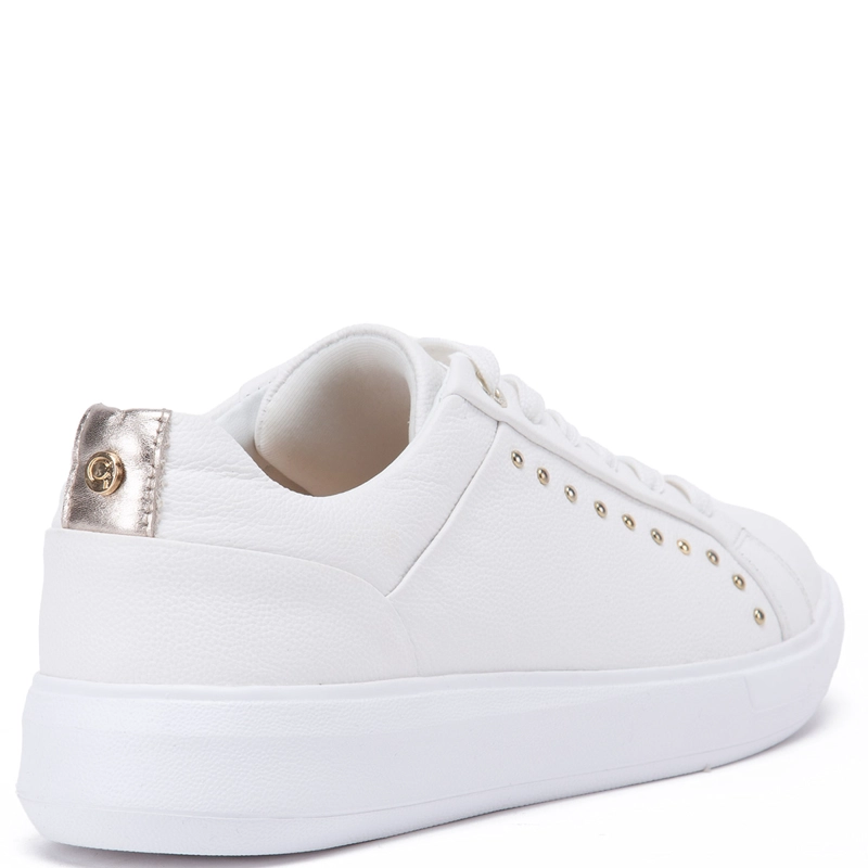 ZAPATILLAS MUJER GACEL CASUALES BLANCO ROSALIA CUERO - 4