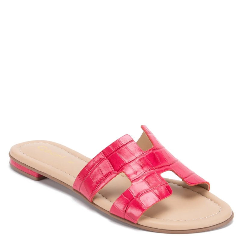 SANDALIAS MUJER GACEL FUCSIA SANDY CUERO - 2