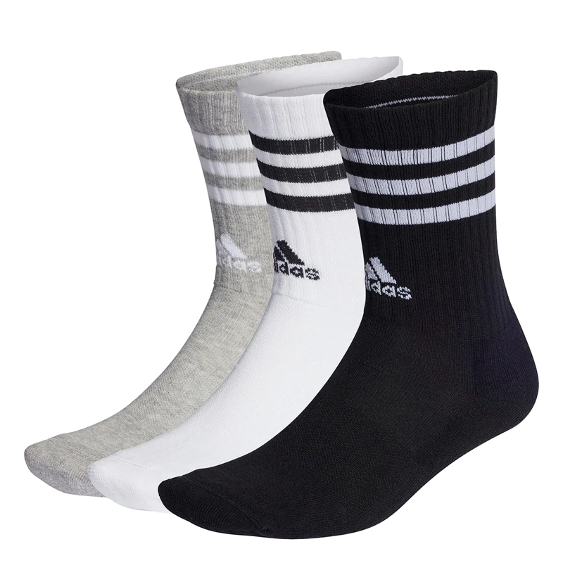 CALCETAS ADIDAS 3 TIRAS PANTORRILLAS MULTICOLOR - 1