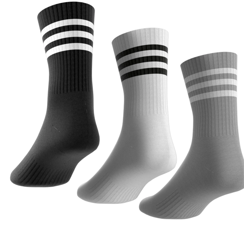 CALCETAS ADIDAS 3 TIRAS PANTORRILLAS MULTICOLOR - 6