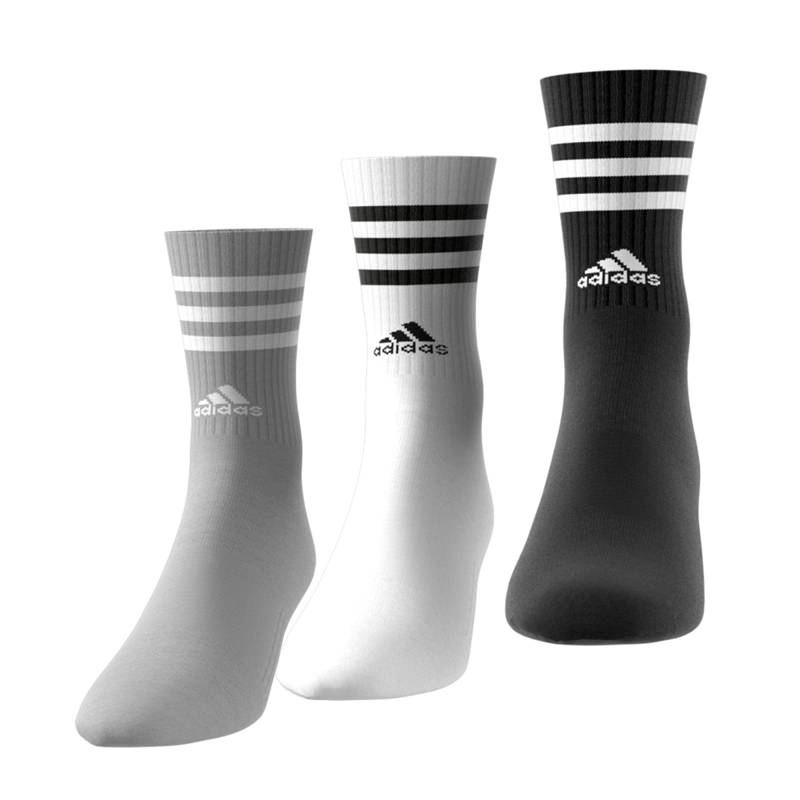 CALCETAS ADIDAS 3 TIRAS PANTORRILLAS MULTICOLOR - 9