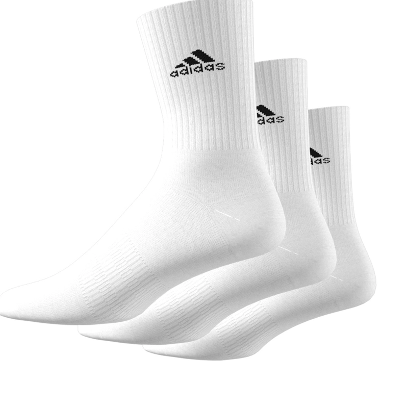 CALCETINES ADIDAS MEDIA PANTORRILLA BLANCO - 10