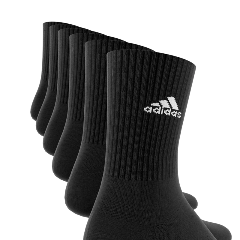 CALCETINES ADIDAS MEDIA PANTORRILLA NEGRO - 4