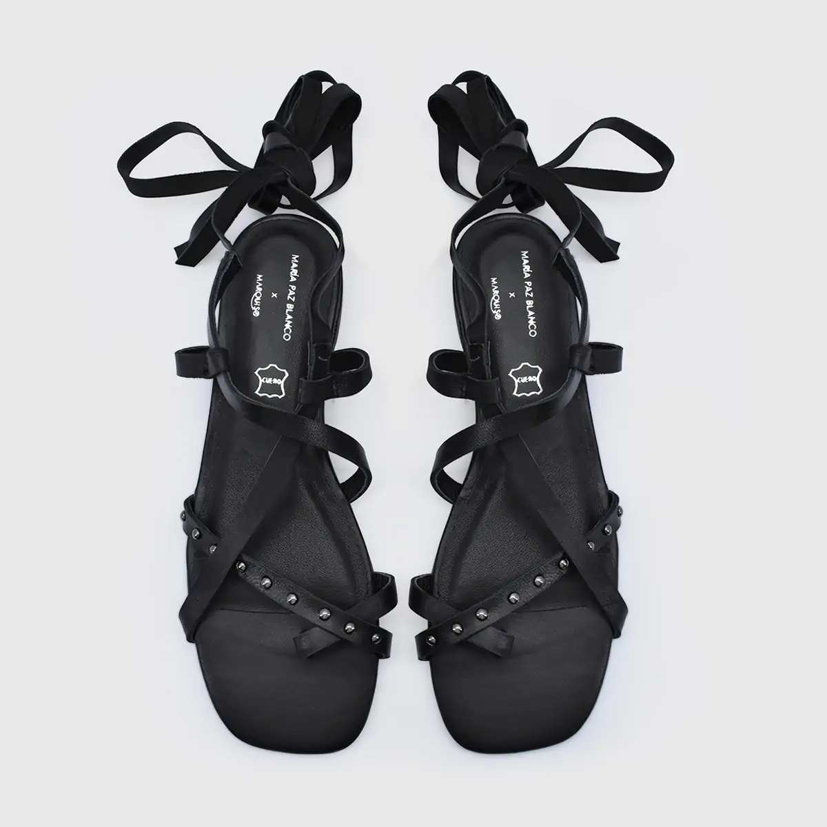 SANDALIAS MUJER MARQUIS CUERO MARÍA PAZ BLANCO STRAP - 5
