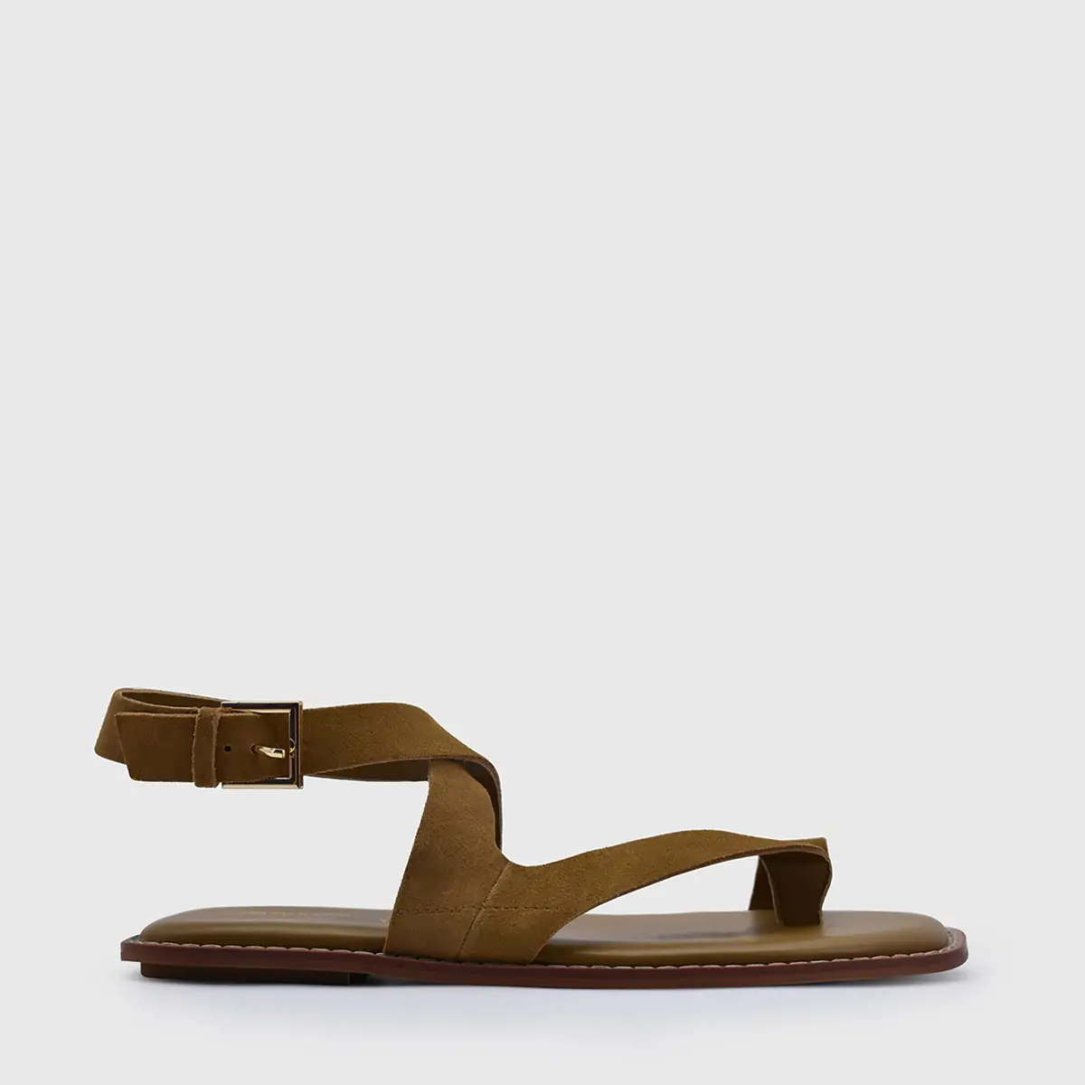 SANDALIAS MUJER MARQUIS CUERO MARÍA PAZ BLANCO FLAT - 1