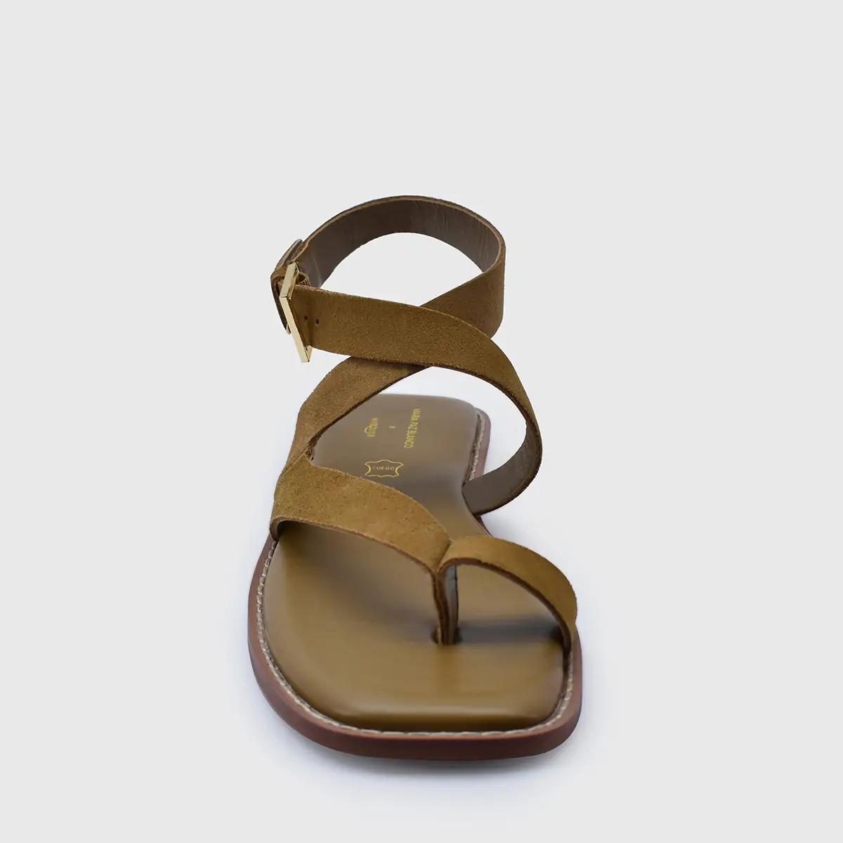 SANDALIAS MUJER MARQUIS CUERO MARÍA PAZ BLANCO FLAT - 4