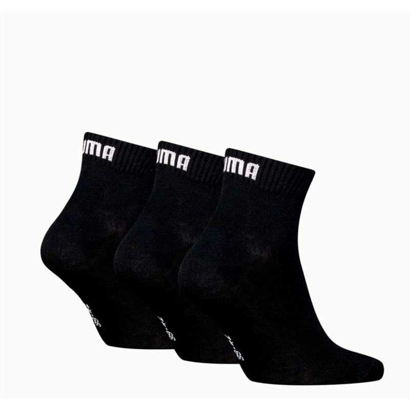 SET CALCETINES PUMA QUARTER PLAIN NEGRO - 2