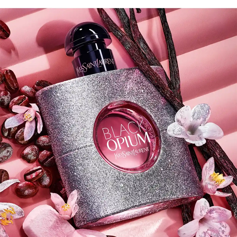 PERFUME YSL BLACK OPIUM GLITTER MUJER EDP 30 ML - 4