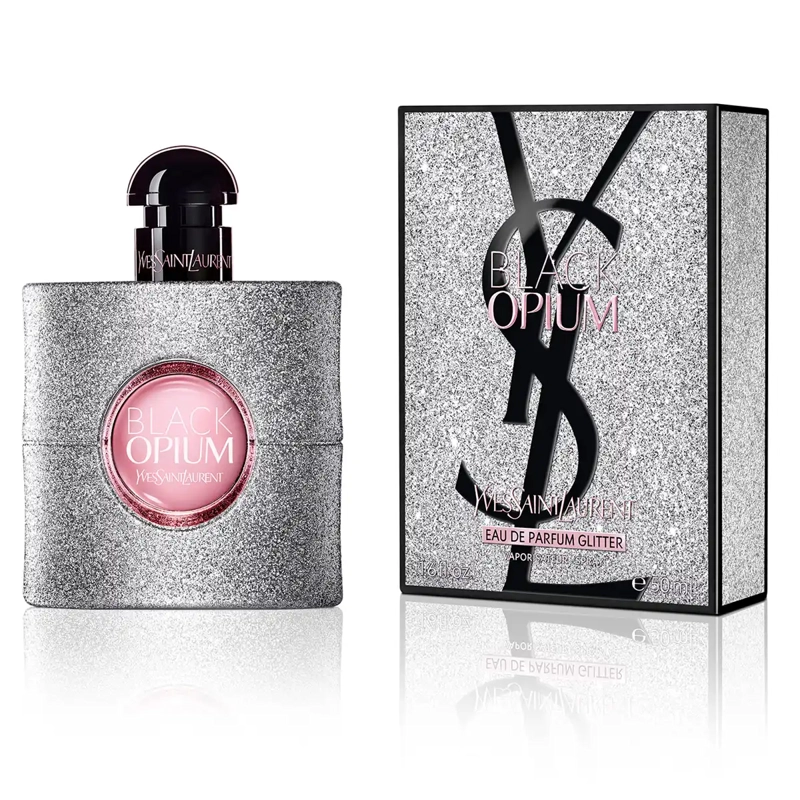 PERFUME YSL BLACK OPIUM GLITTER MUJER EDP 50 ML - 2